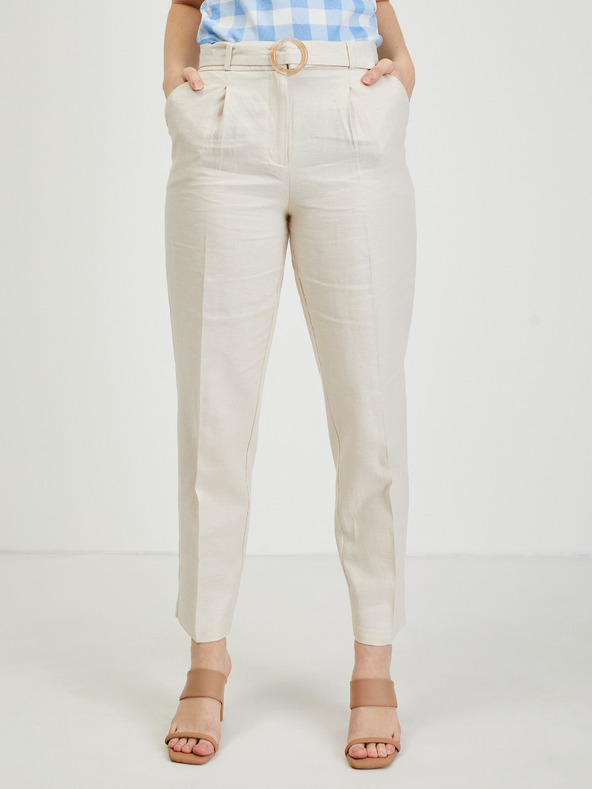 Orsay Бежов дамски панталон ORSAY