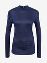 Orsay Тъмносиня тениска с дълъг ръкав ORSAY