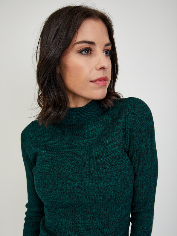 Orsay Тъмнозелен дамски пуловер ORSAY