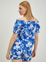 Orsay Синя дамска блуза на цветя ORSAY