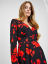 Orsay Червено-черна дамска рокля на цветя ORSAY