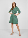 Orsay Зелена дамска рокля с десен ORSAY