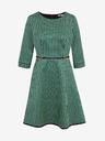 Orsay Зелена дамска рокля с десен ORSAY