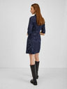 Orsay Тъмносиня дамска рокля на райе ORSAY