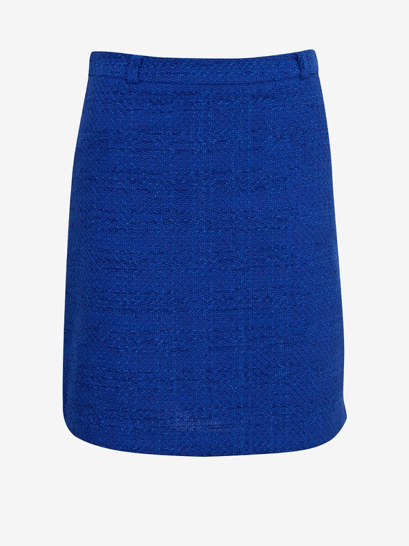 Orsay Синя дамска пола на каре ORSAY