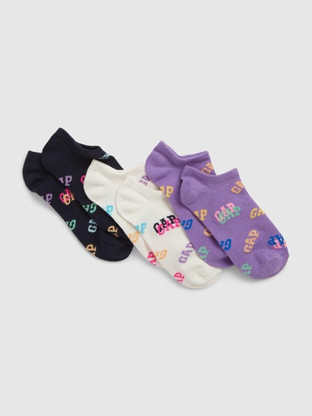 GAP Детски ниски чорапи, 3 чифта GAP