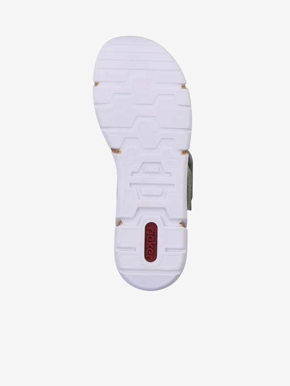 Rieker Дамски сандали на платформа в цвят каки Rieker