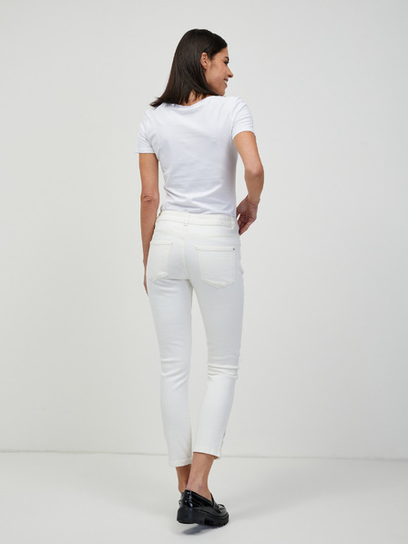 Orsay Бели къси skinny fit дънки ORSAY