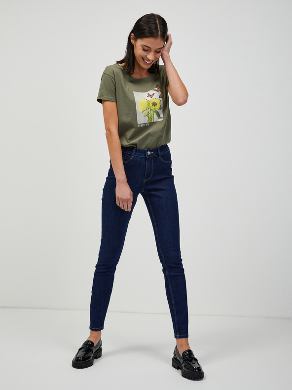 Orsay Тъмносини push up skinny fit дънки ORSAY