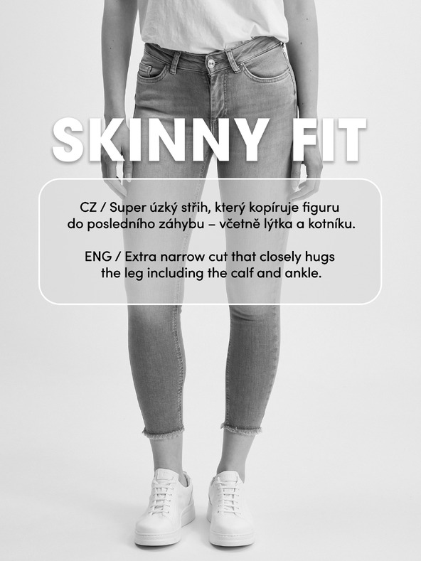 Orsay Тъмносини push up skinny fit дънки ORSAY