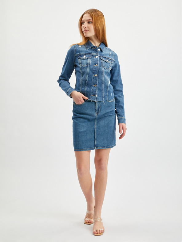 Orsay Синьо дамско дънково яке ORSAY