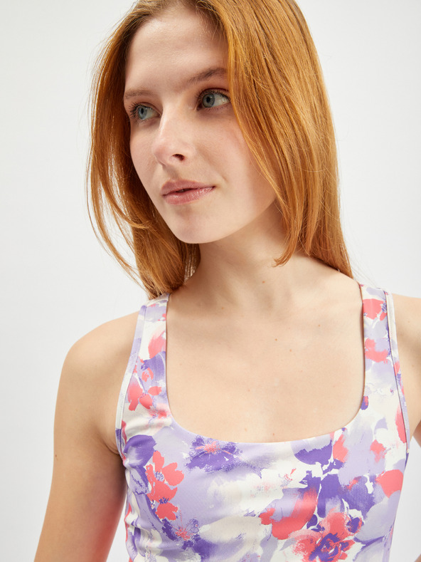 Orsay Светлолилав дамски спортен сутиен на цветя ORSAY