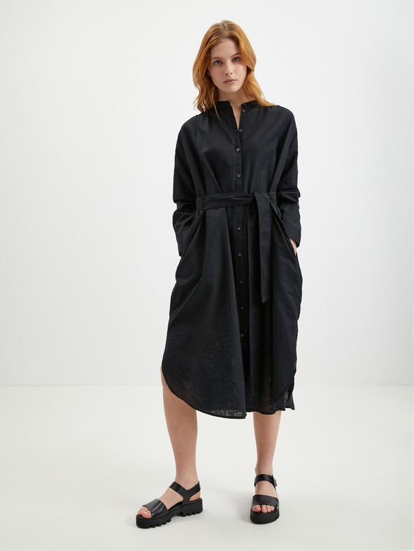 GAP Ленени ризови миди рокли GAP