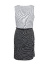 Orsay Сиво-черна дамска рокля на каре ORSAY