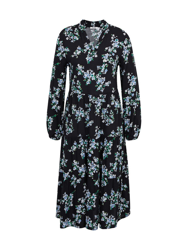 Orsay Черна дамска рокля на цветя ORSAY