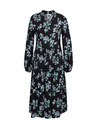 Orsay Черна дамска рокля на цветя ORSAY