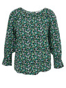 Orsay Зелена дамска блуза с десен ORSAY