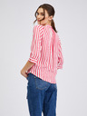 Orsay Бяло-розова дамска блуза на райе ORSAY