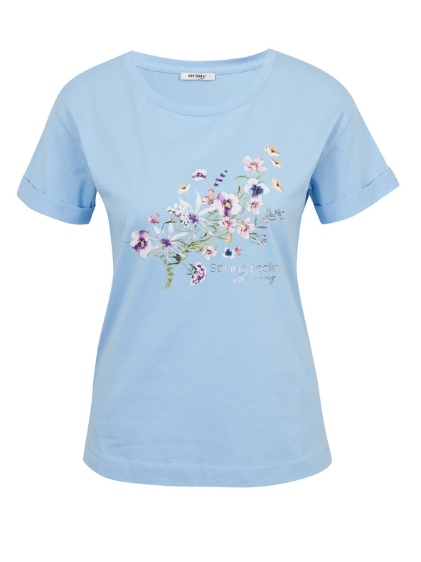 Orsay Светлосиня дамска тениска ORSAY