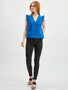 Orsay Синя дамска блуза с десен ORSAY