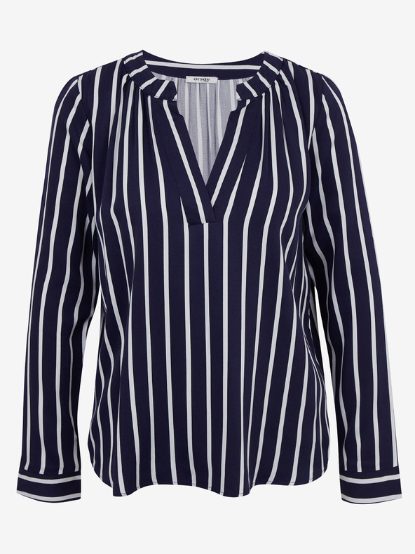 Orsay Бяло-синя дамска раирана блуза ORSAY