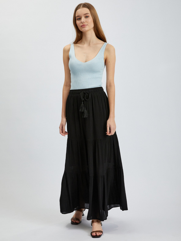 Orsay Черна дамска макси пола ORSAY