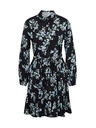 Orsay Черна дамска рокля на цветя ORSAY