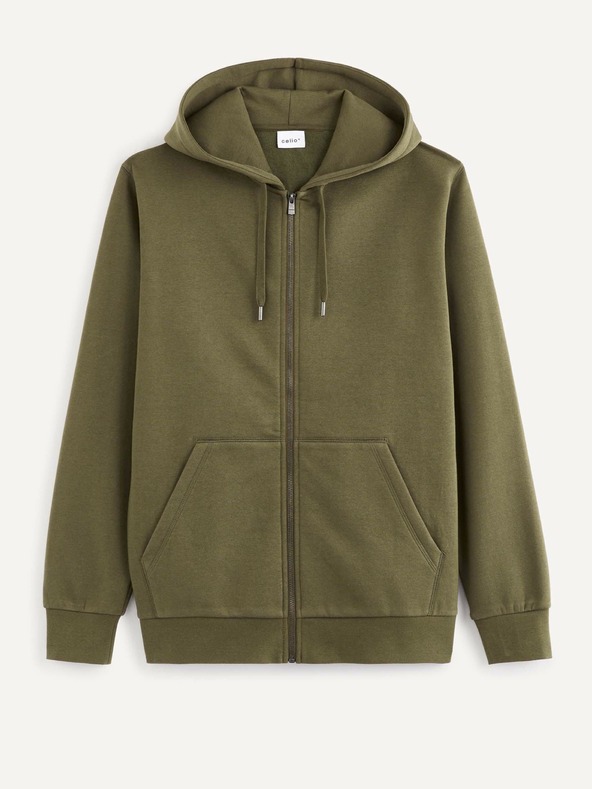 Celio Мъжки суитчър в цвят каки Celio