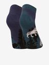 Dedoles Черно-сини весели чорапи за унисекс Dedoles Вълк на пълна луна