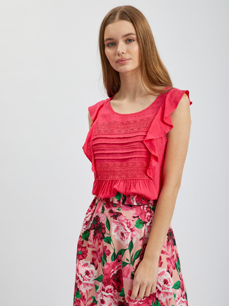 Orsay Тъмнорозова дамска блуза ORSAY