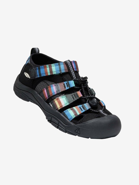 Keen Черни сандали с шарка за момичета Keen Newport