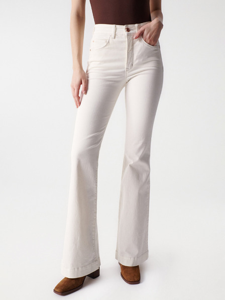 Salsa Jeans Кремави дамски дънки Salsa Jeans Glamour