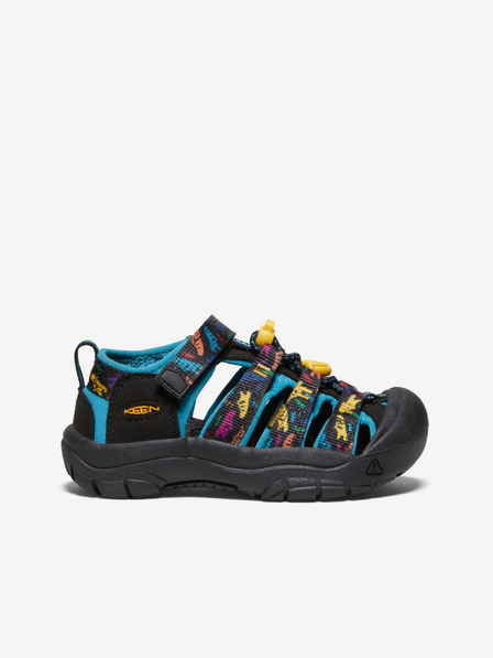 Keen Черни момчешки сандали с шарка Keen