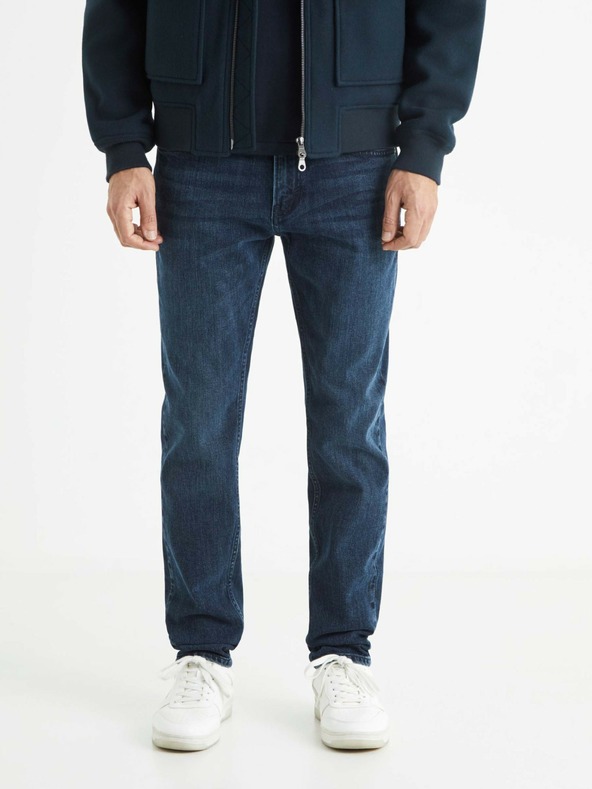 Celio Тъмносини мъжки дънки Celio C25 Bostone