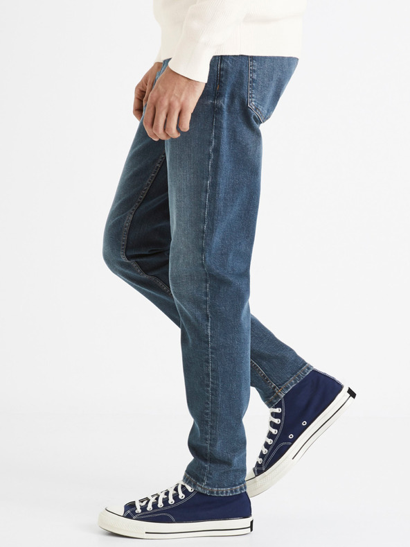 Celio Сини мъжки слим дънки Celio C25 Dofasol