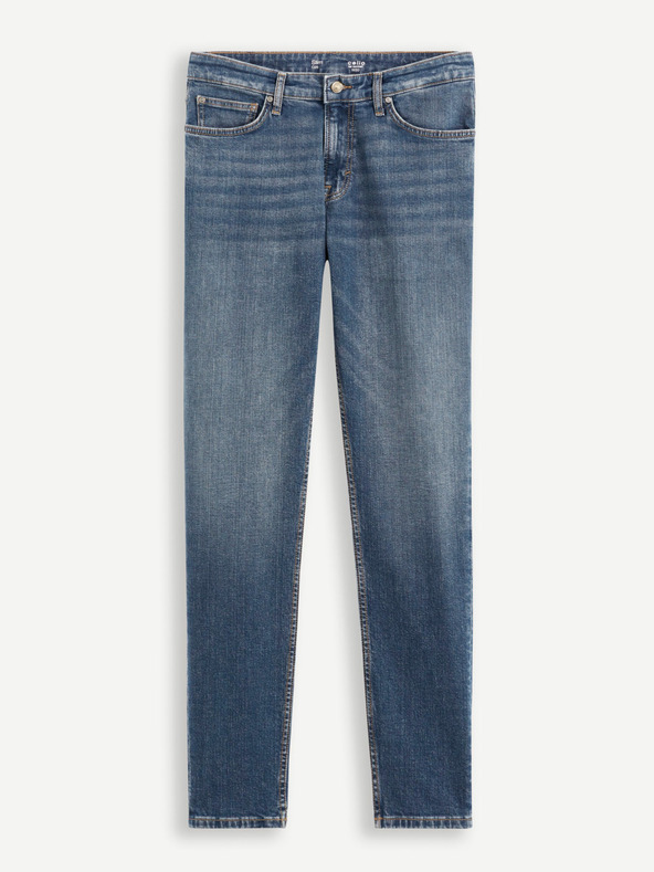 Celio Сини мъжки слим дънки Celio C25 Dofasol