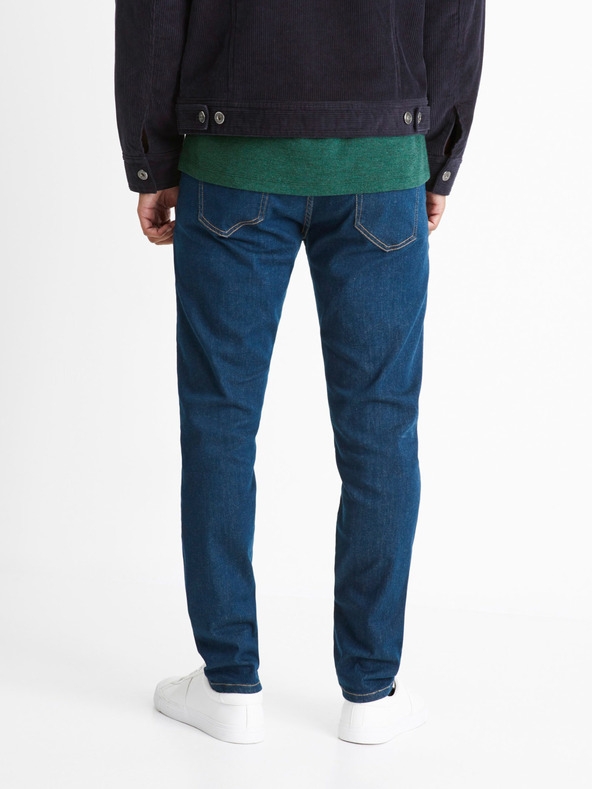 Celio Сини мъжки слим дънки Celio Cowflex1