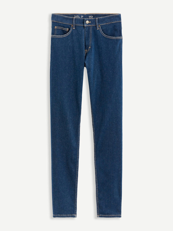 Celio Сини мъжки слим дънки Celio Cowflex1