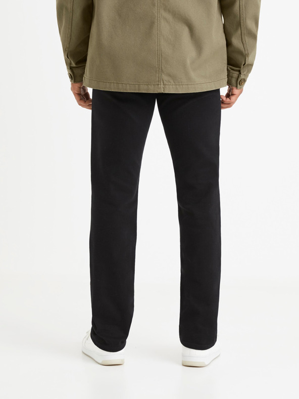 Celio Черни мъжки панталони Celio Vopry1