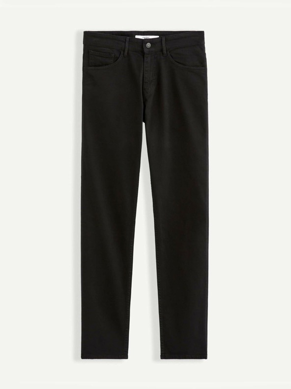 Celio Черни мъжки панталони Celio Vopry1