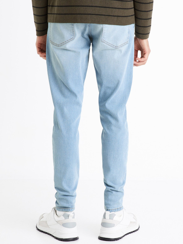 Celio Светлосини мъжки дънки с прилепнала кройка Celio C45 Dosklue
