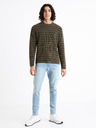 Celio Светлосини мъжки дънки с прилепнала кройка Celio C45 Dosklue