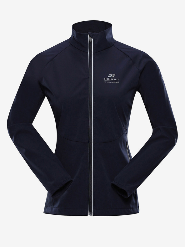 ALPINE PRO Дамско софтшел яке с мембрана ALPINE PRO MULTA синьо