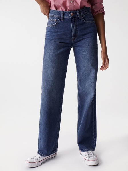 Salsa Jeans Сини дамски дънки с права кройка Salsa Jeans True