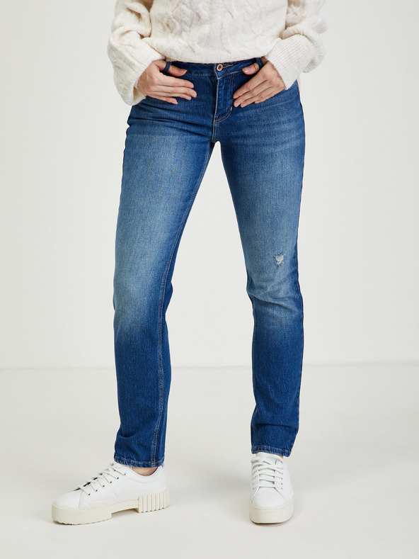 Orsay Тъмносини дамски straight fit дънки ORSAY