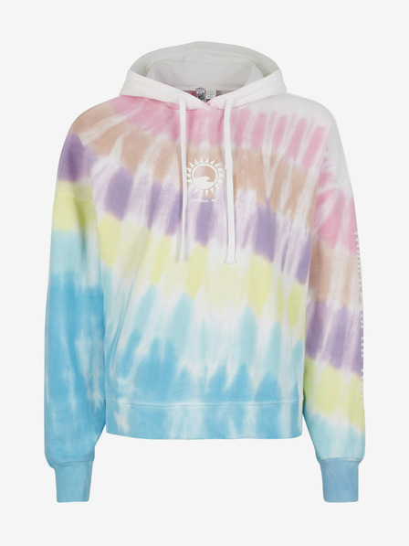 O'Neill Розово-тюркоазено дамско суитшърт с качулка O'Neill WOMEN OF THE WAVE HOODIE