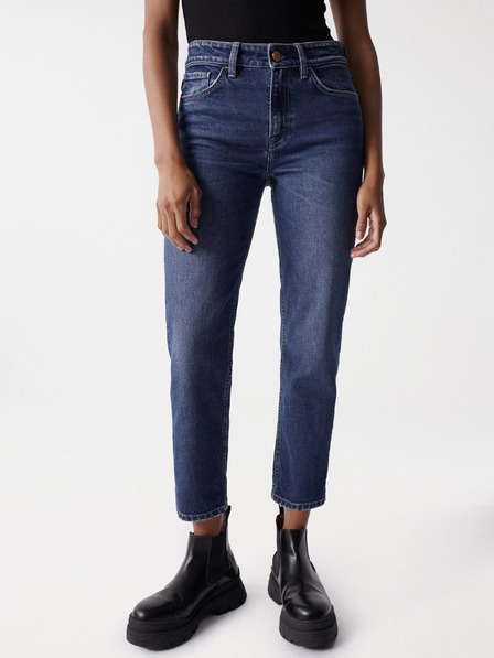 Salsa Jeans Сини дамски скъсани слим дънки Salsa Jeans True