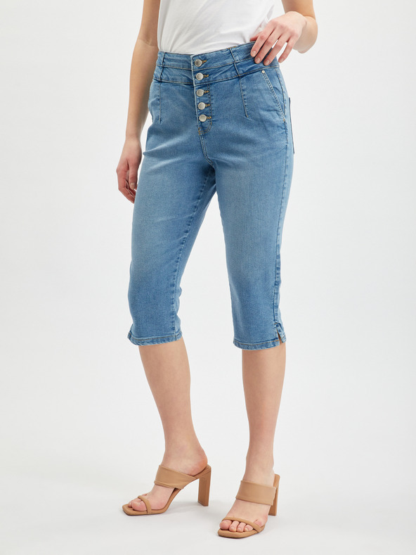 Orsay Сини дамски къси slim fit дънки ORSAY