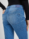 Orsay Сини дамски slim fit дънки на райе ORSAY