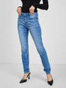 Orsay Сини дамски slim fit дънки на райе ORSAY